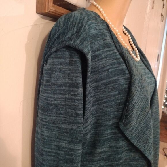 Caroline Rose Women's Size Large Two Piece Long Sleeve and Vest Cardigan Set - Picture 6 of 10